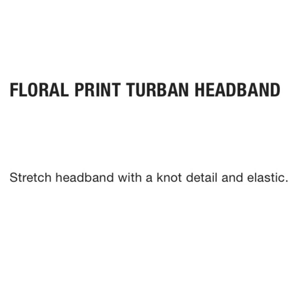 Zara Floral Turban Headband - Picture 7 of 7